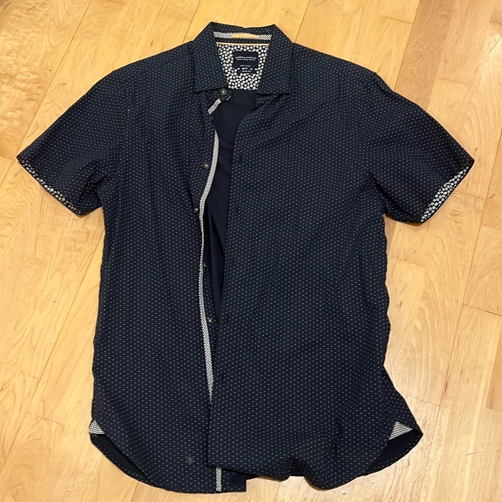 Denim & Flower M Slim Fit Short Sleeved Shirt